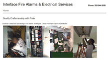 Tablet Screenshot of interfacefireelectrical.com
